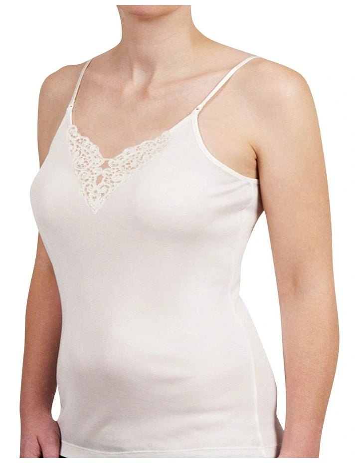 Pure Merino Wool 200gsm Cami with Motif