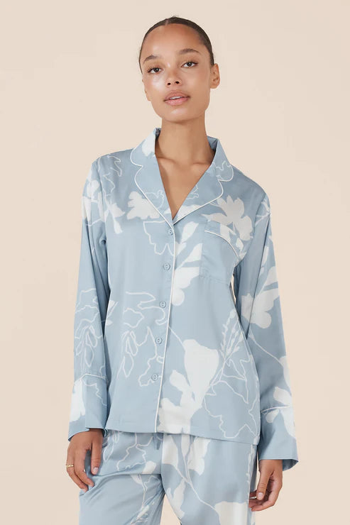 Elina Silky Satin  Pyjama Set