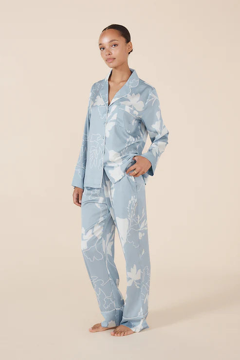 Elina Silky Satin  Pyjama Set