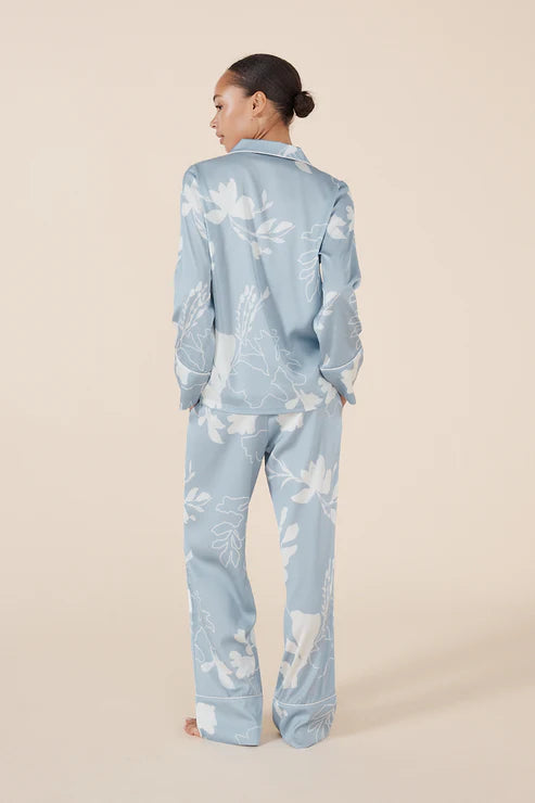 Elina Silky Satin  Pyjama Set