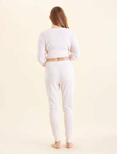 Super Soft Waffle Exposed Elastic Jogger