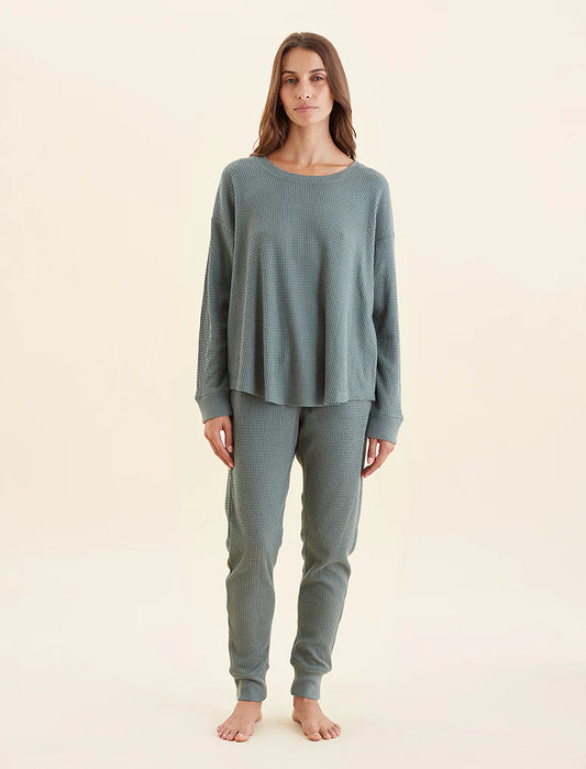 Soft Waffle LS Relaxed Top