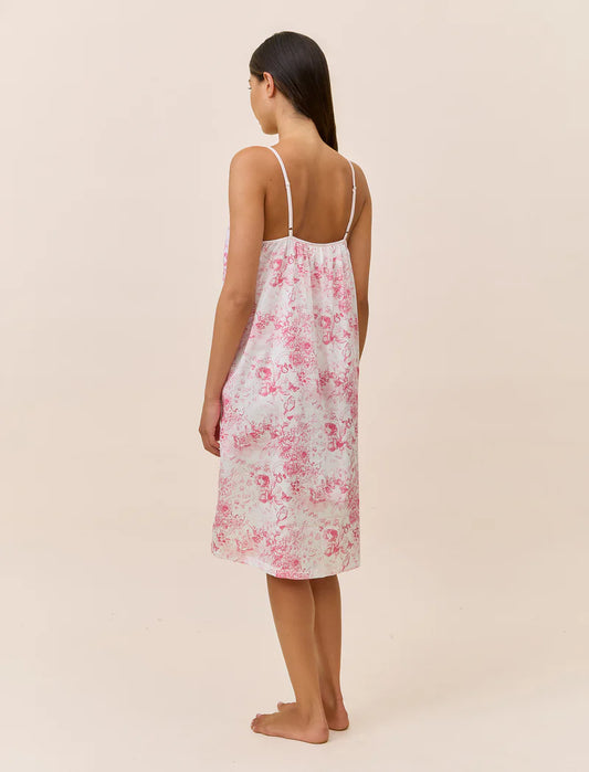Toile De Jouy Strappy Nightie
