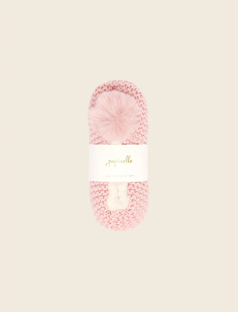 Cosy Cable Slipper Sock