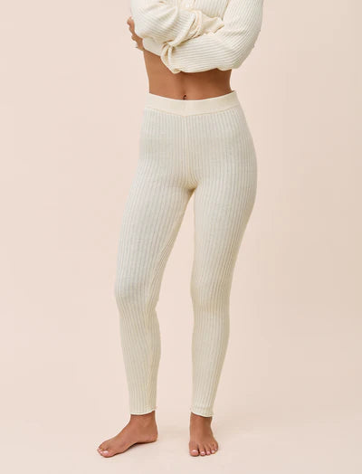 Colette Cosy Cotton Silk Rib Legging
