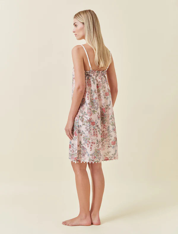 Layla Lace Front Midi Nightie