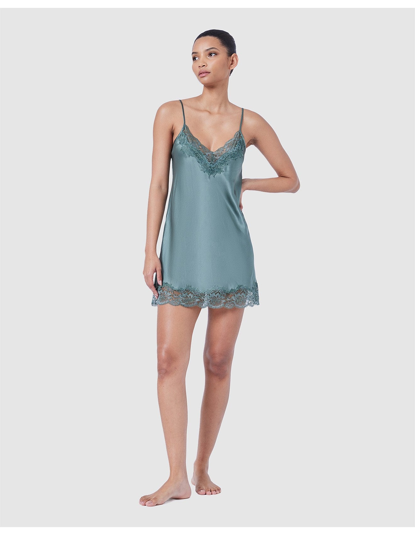 Ginia Silk Lace Chemise