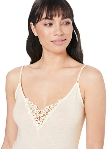 Pure Merino Wool 200gsm Cami with Motif