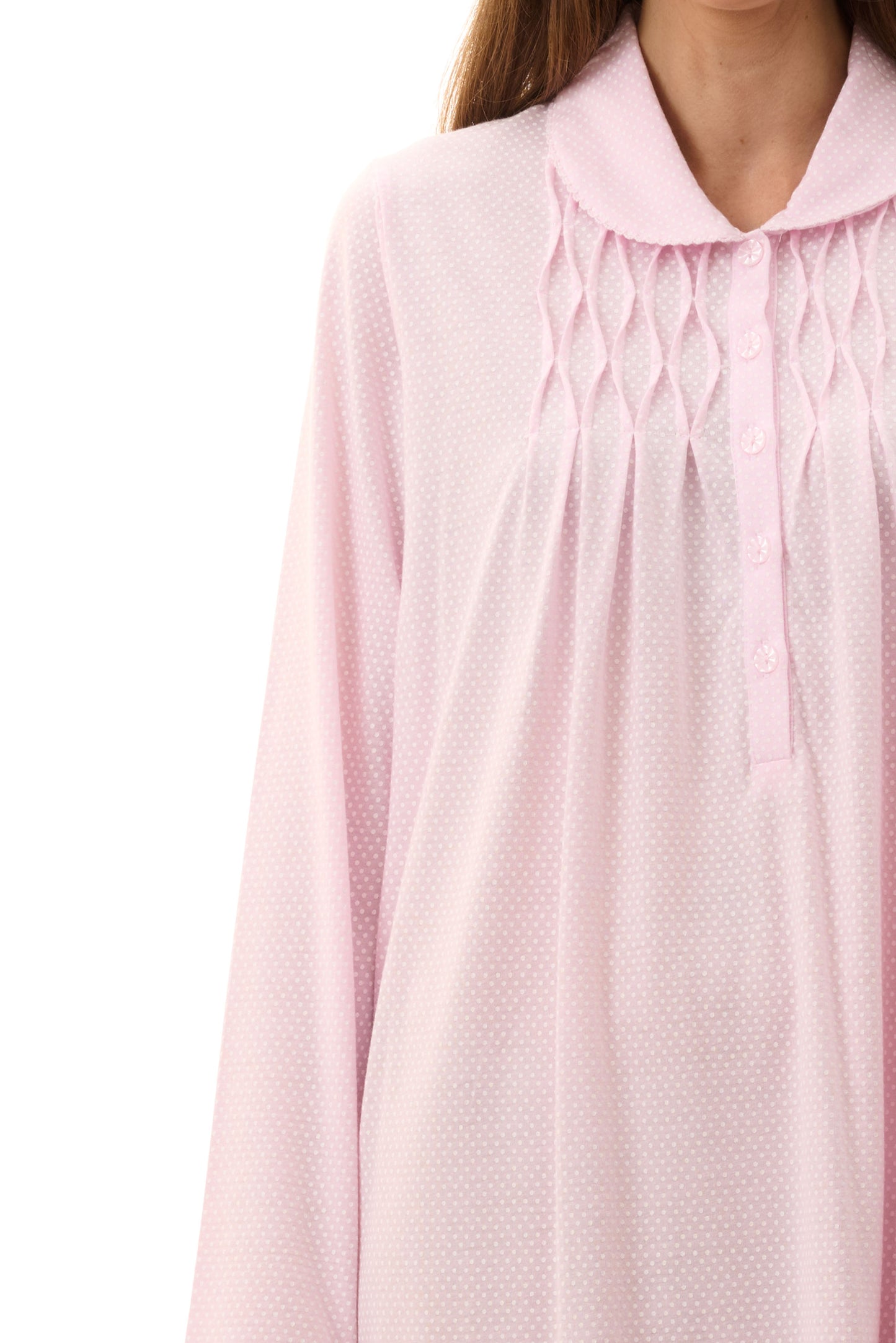 Paige Mid Lenght Collar Nightie