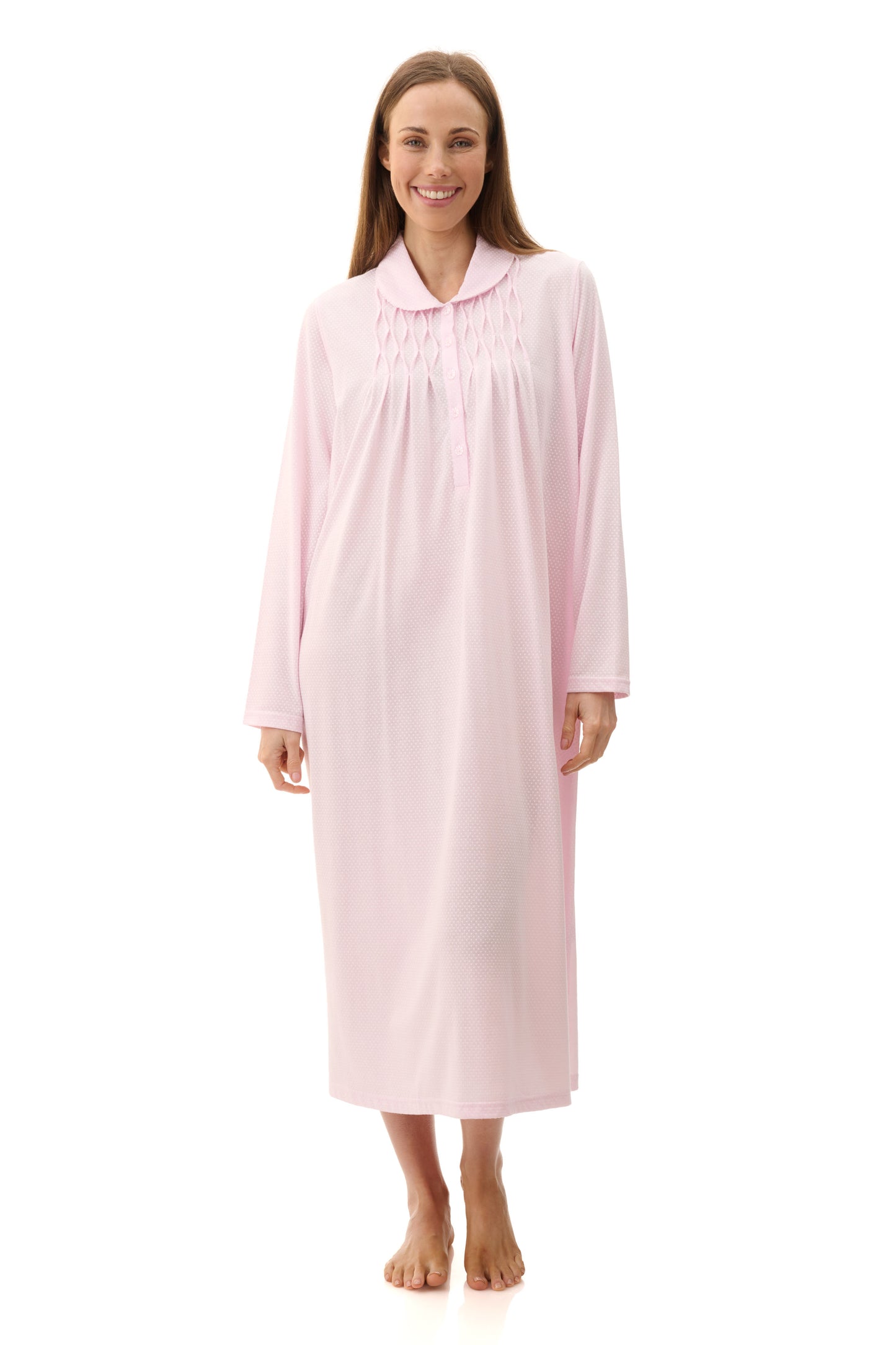 Paige Mid Lenght Collar Nightie