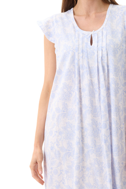 Wesley Flutter Sleeve Short Nightie