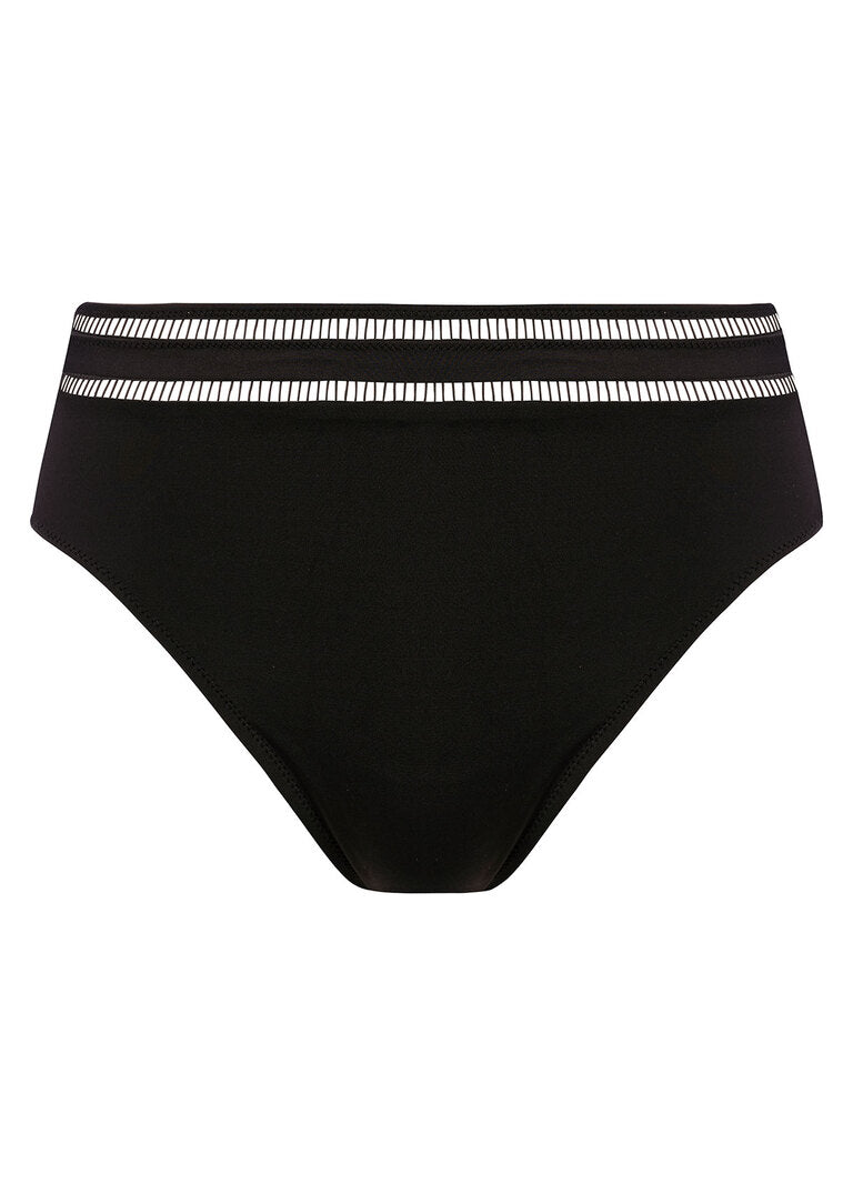 East Hampton Black High Waist Bikini Brief
