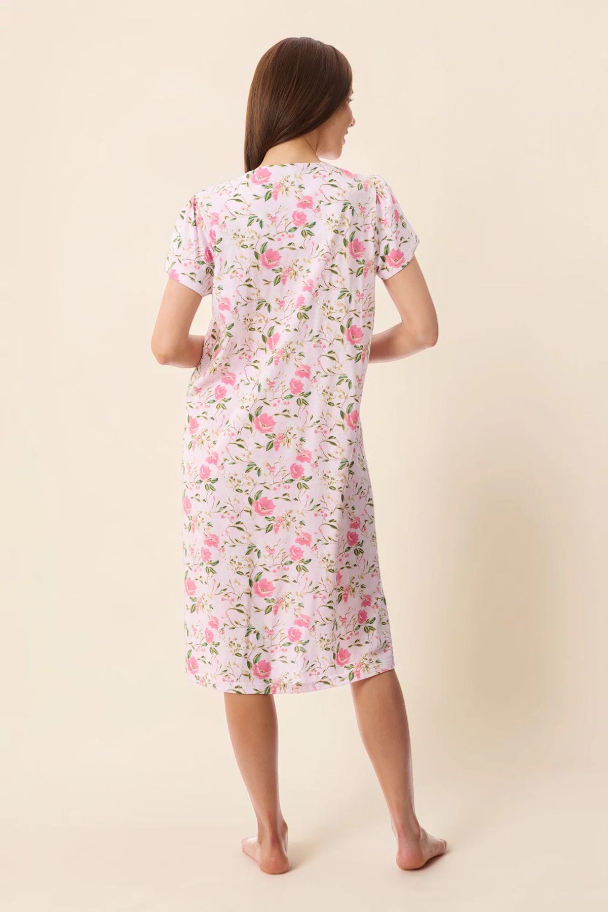 Ferrara Short Sleeve Mid Length Nightie