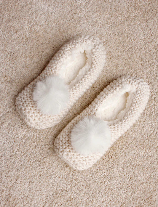Cosy Cable Slipper Sock