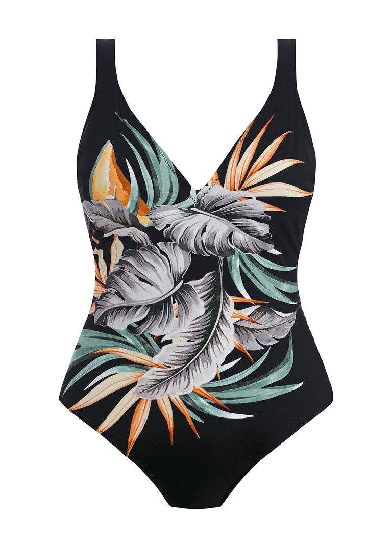 Bamboo Grove Underwire Plunge Swimsuit