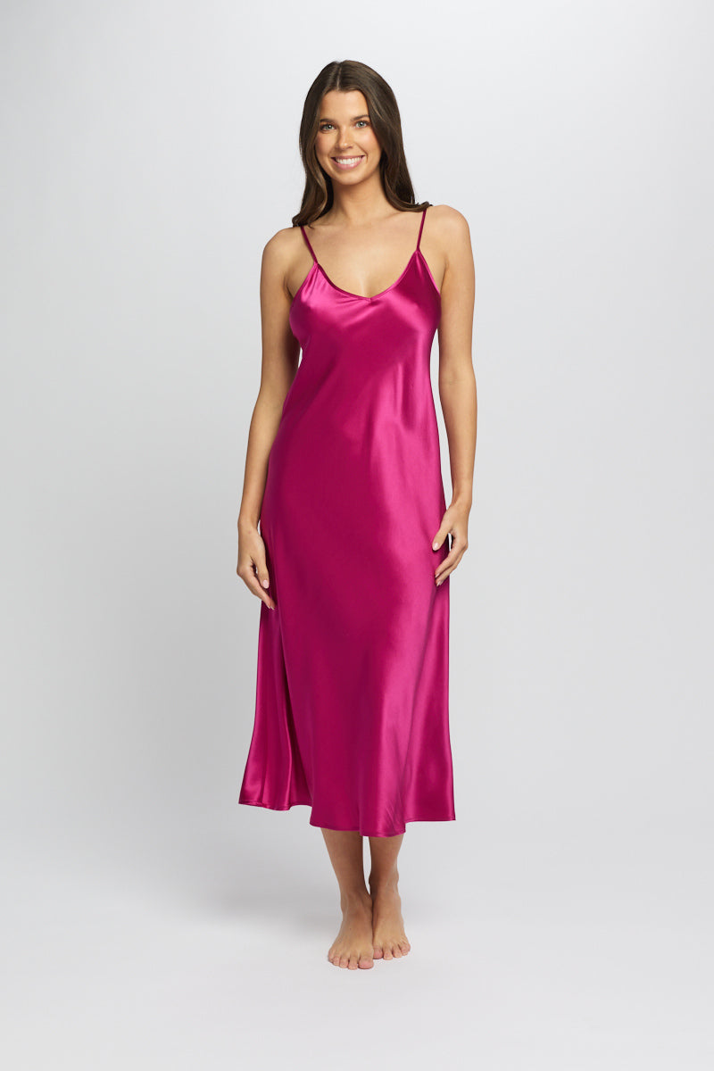 Silk Chemise 3/4 Length