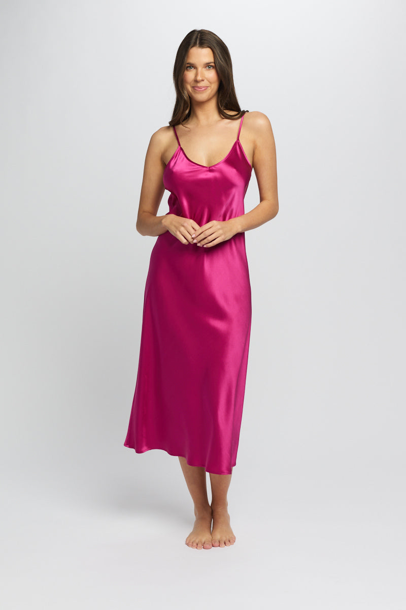 Silk Chemise 3/4 Length