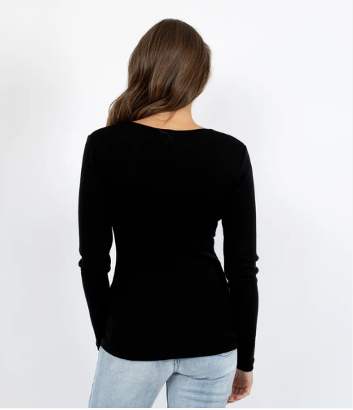 Pure Merino Wool Long Sleeve Top