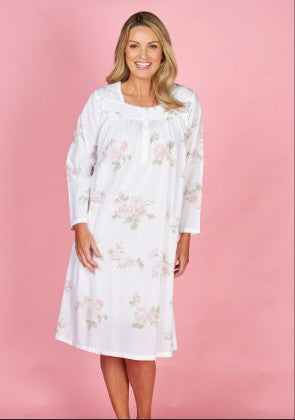 Wild Roses 3/4 Sleeve Nightie 110