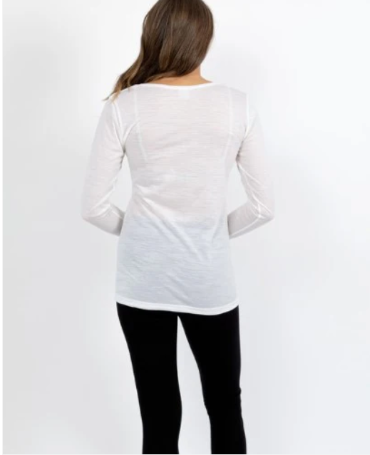 Pure Merino Wool Long Sleeve Top