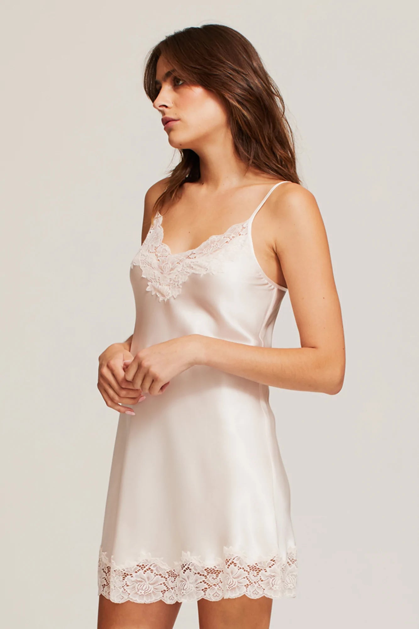 Ginia Silk Lace Chemise