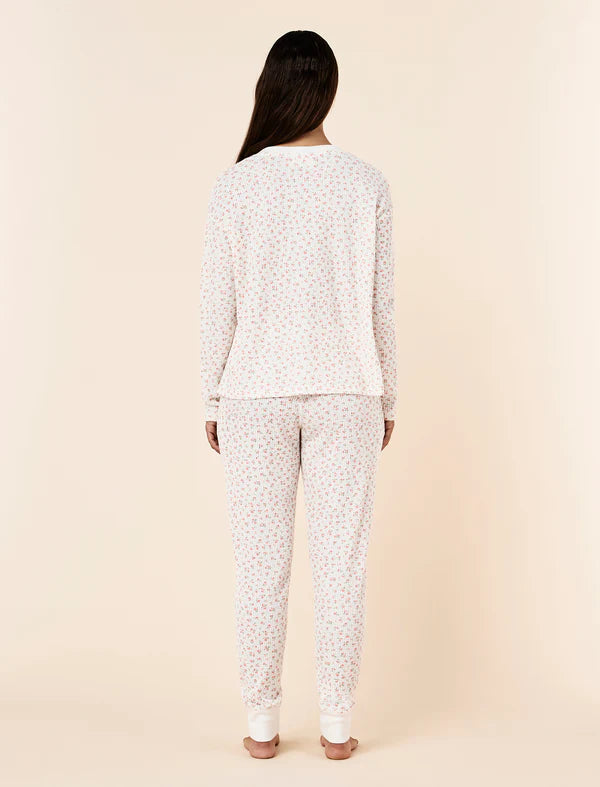 Super Soft Waffle V-Neck Top and Jogger
