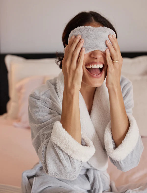Plush Robe with Mask
