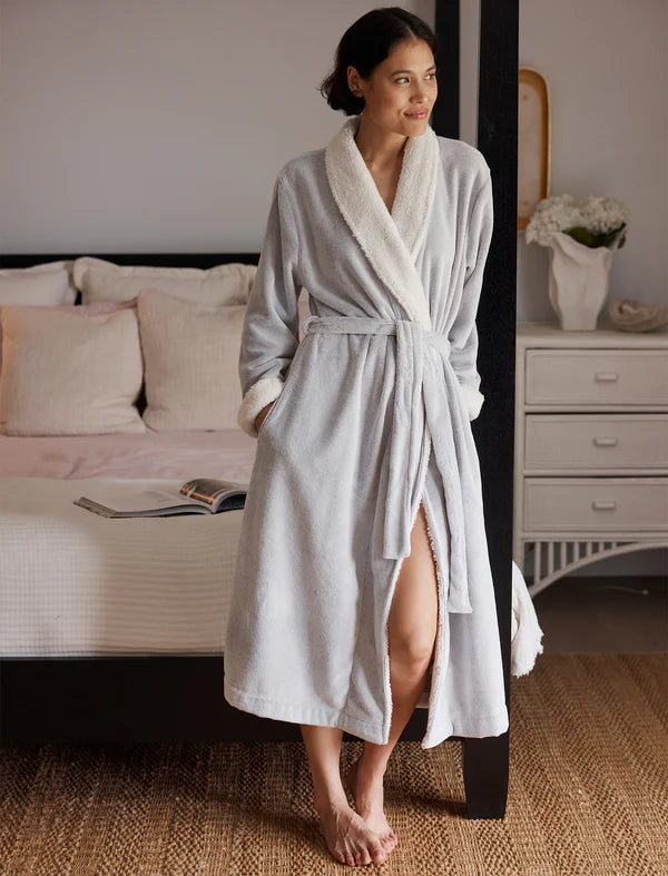 Plush Robe with Mask