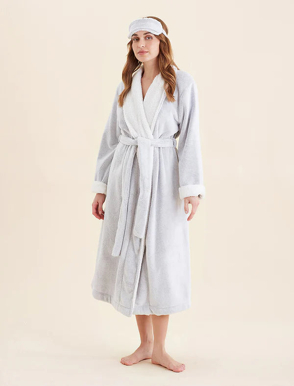 Plush Robe with Mask