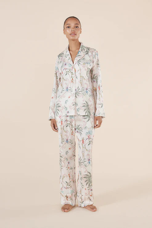 Maeve Botanical Print Satin Set