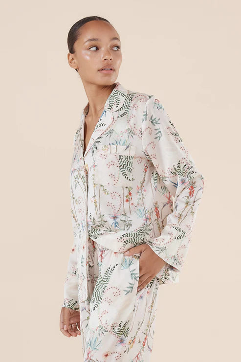 Maeve Botanical Print Satin Set