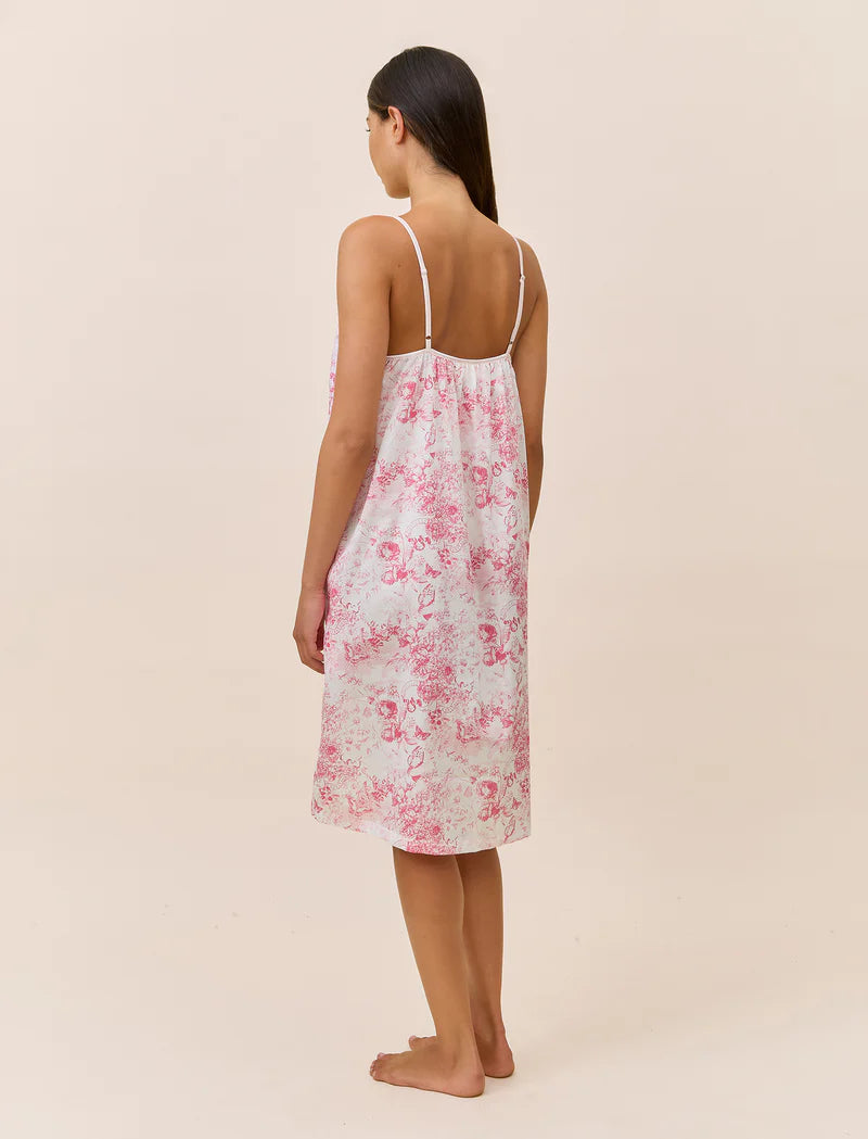 Toile De Jouy Strappy Nightie