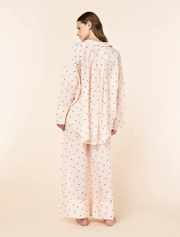 Hearts Full Length PJ Set