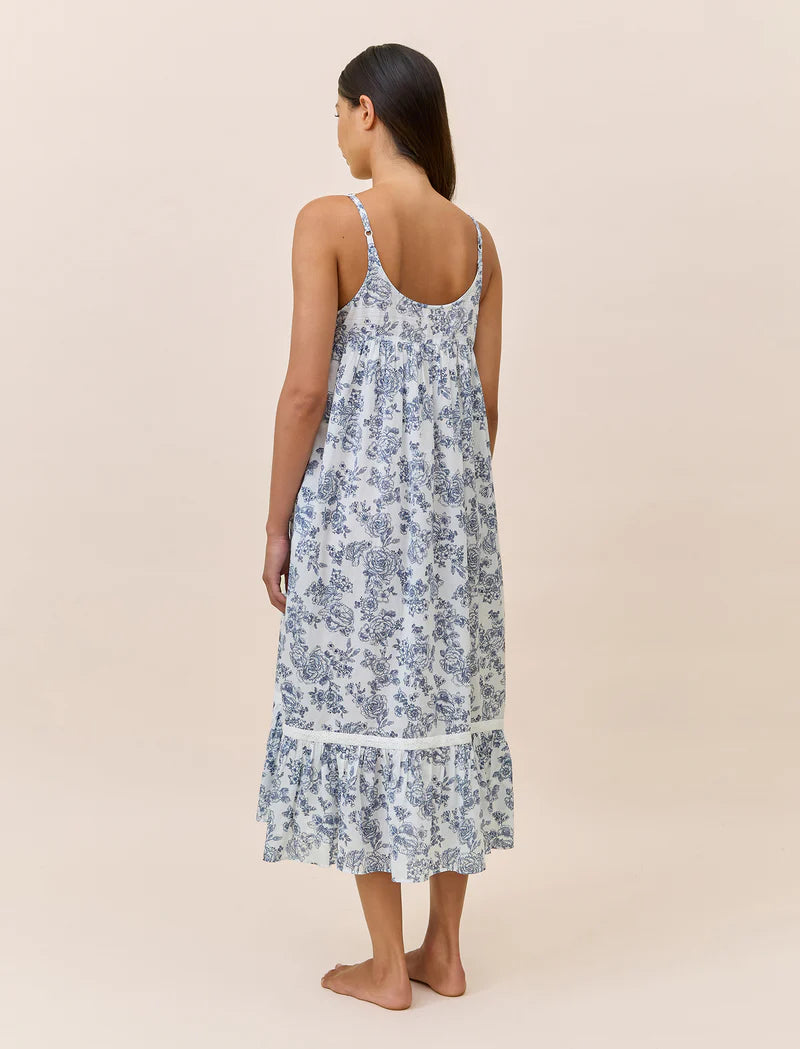 Nostalgia Strappy Lace Trim Nightie