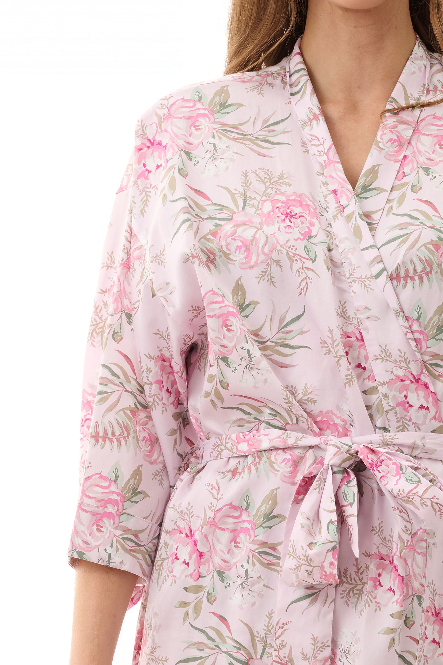 Lauren Mid Length Cotton Robe