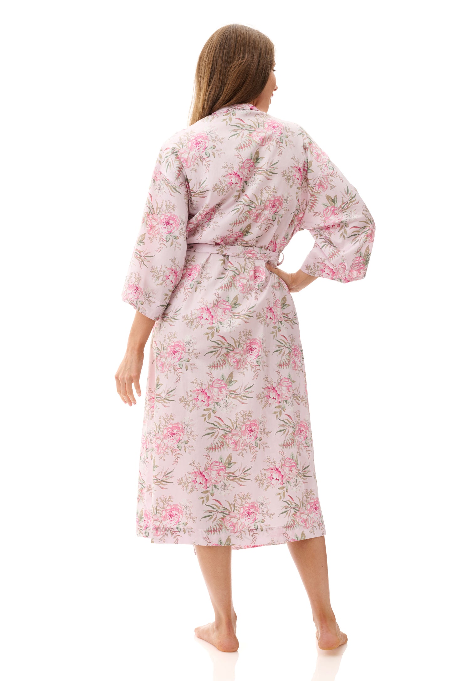 Lauren Mid Length Cotton Robe