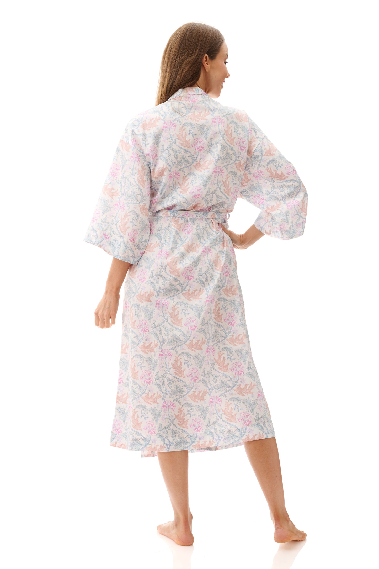 Pia Mid Length Cotton Robe