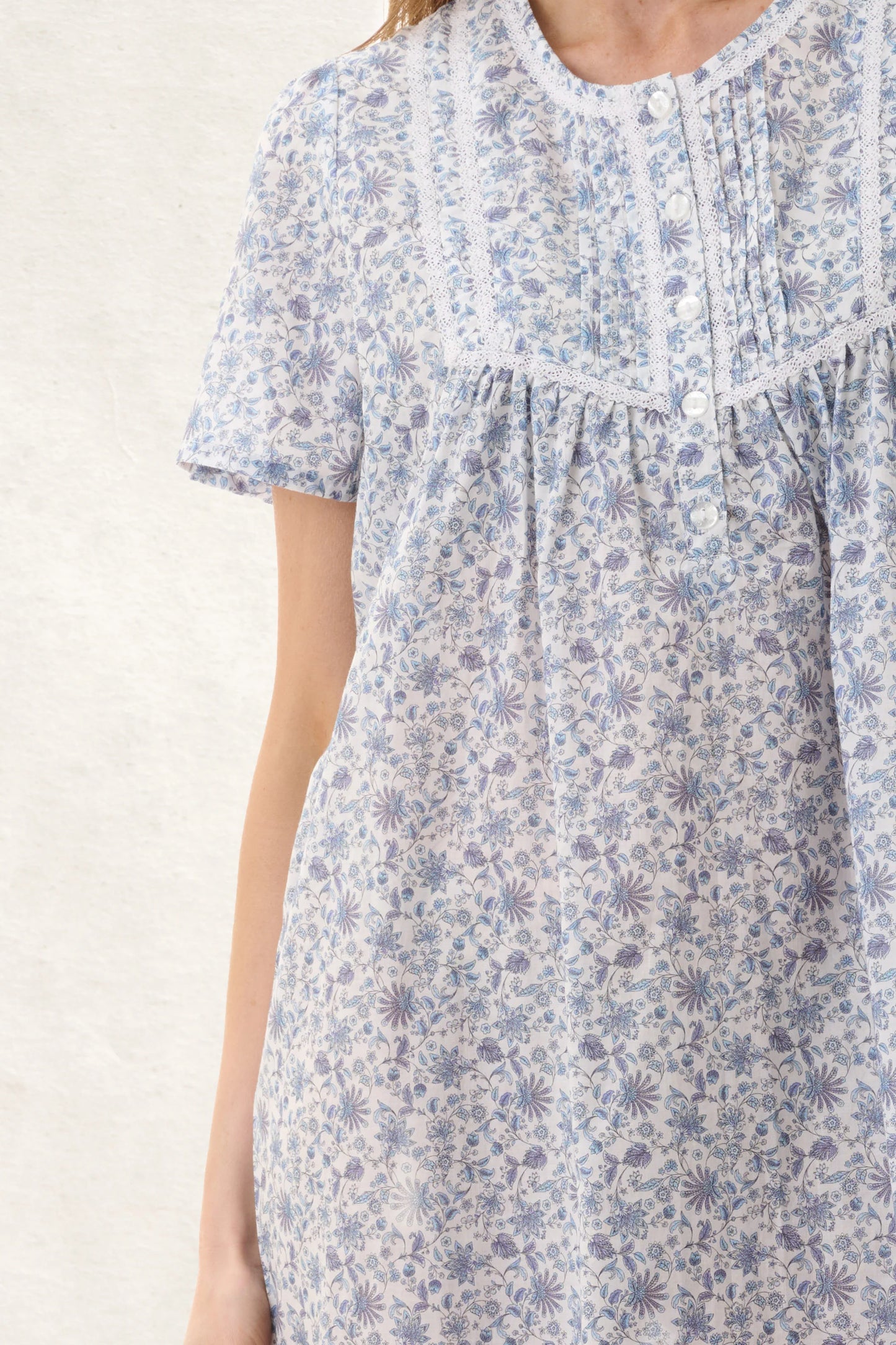Astrid Short Sleeve Short Nightie