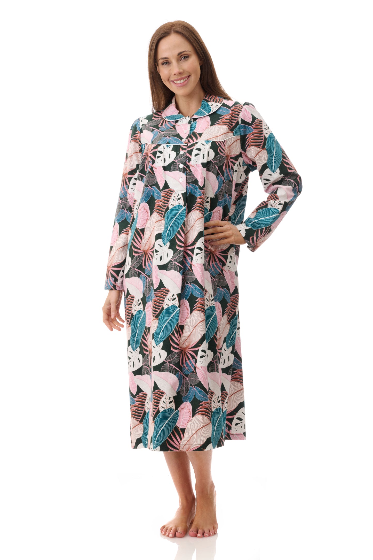 Lulu Mid Collared Nightie