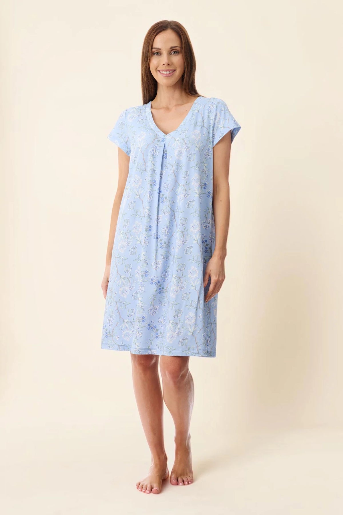 Verona Cap Sleeve Short Nightie
