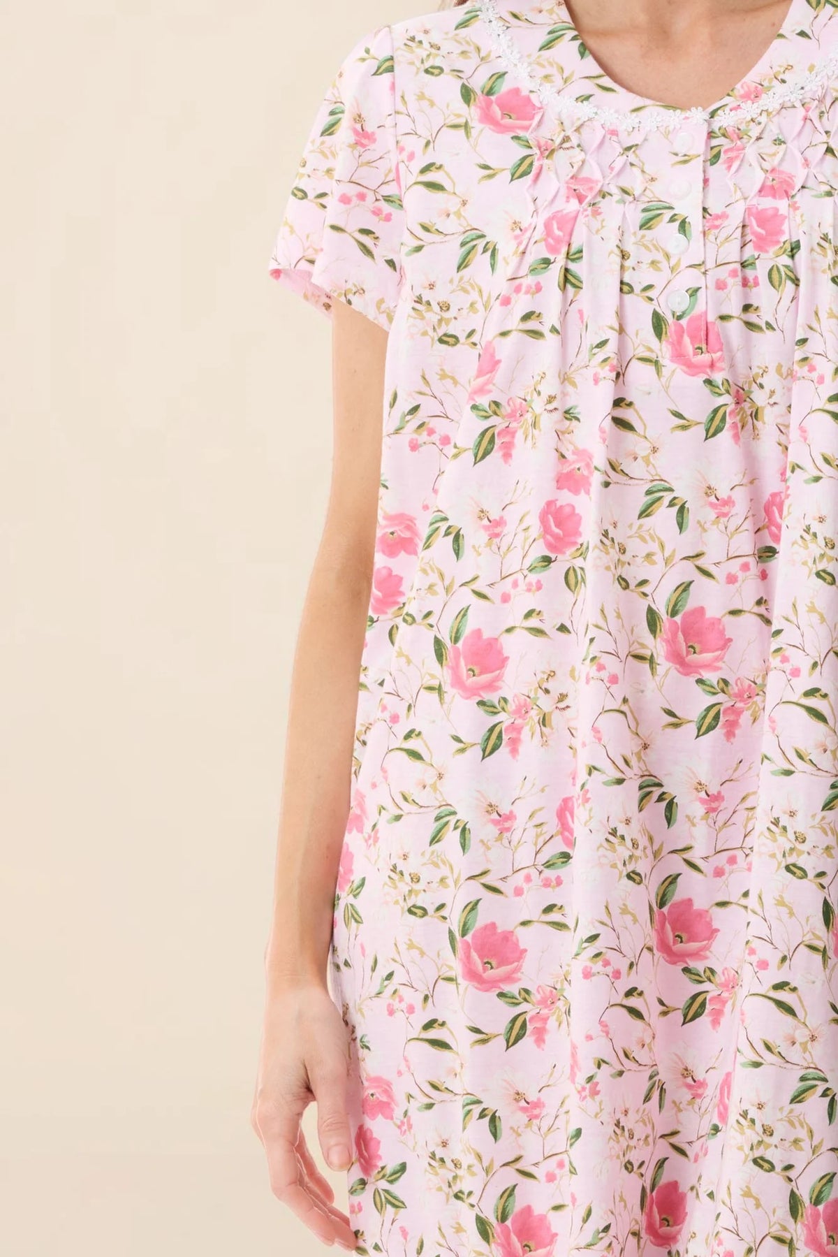 Ferrara Short Sleeve Mid Length Nightie