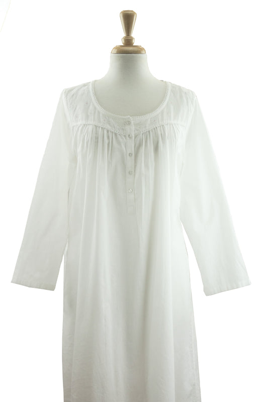 L/Sleeve 110 Flannel Flower Nightie