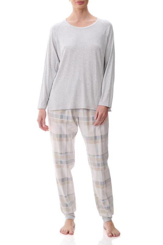 Skyler Ski Pyjama with Plain Top