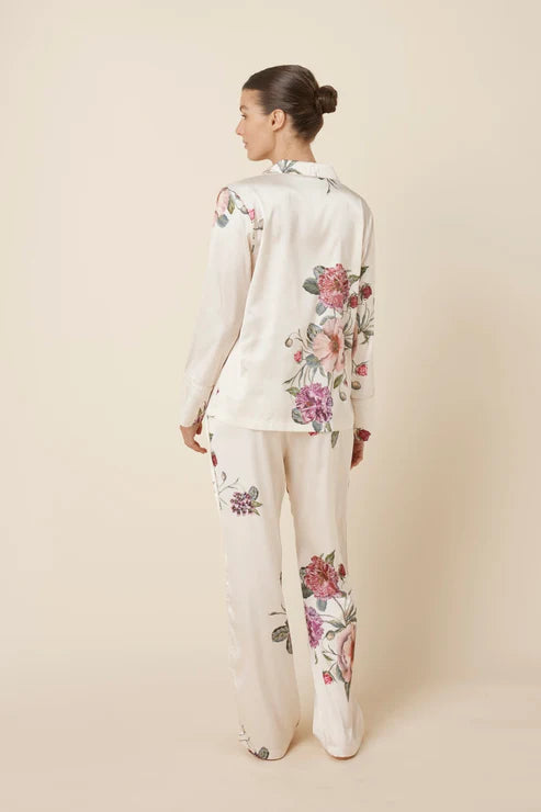Ruby Floral Satin Pjyama