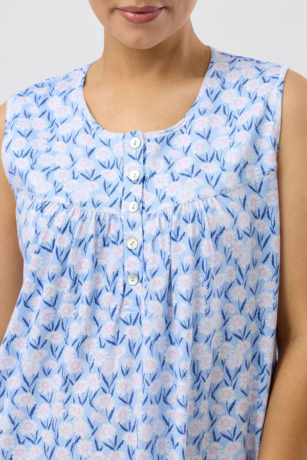Shrank Daisies Sleeveless Nightie