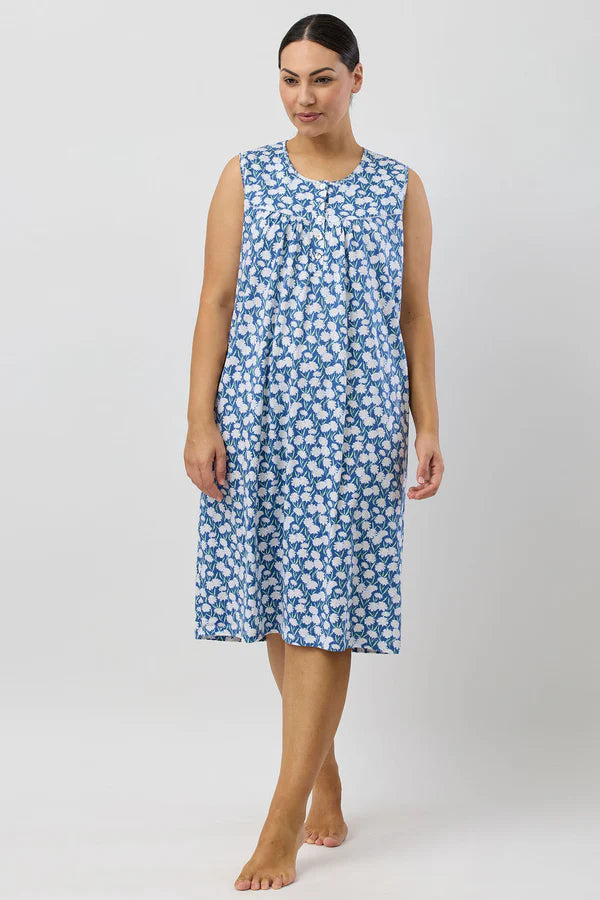 Shrank Daisies Sleeveless Nightie