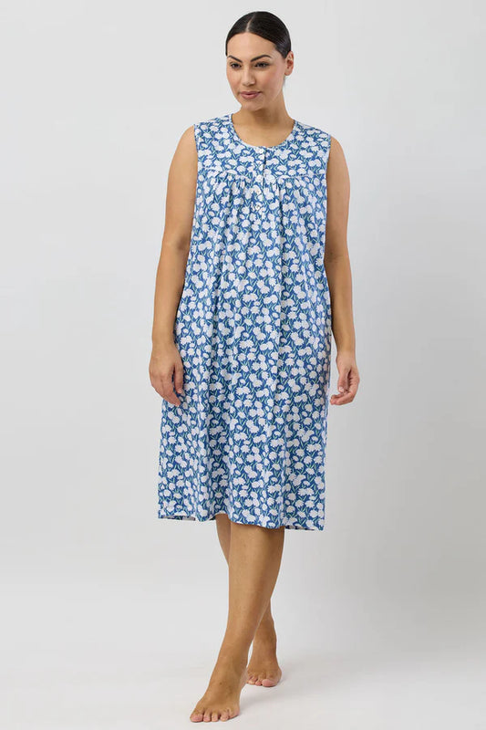 Shrank Daisies Sleeveless Nightie