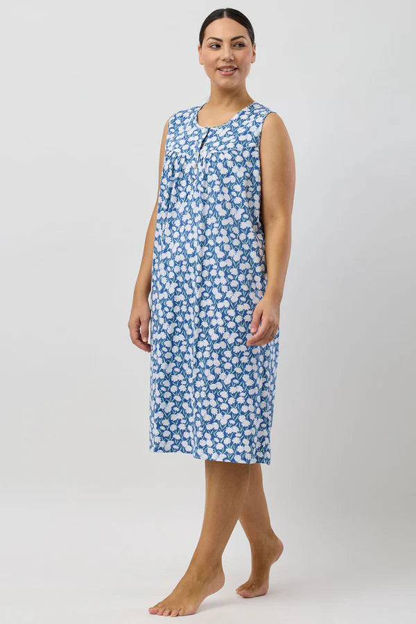 Shrank Daisies Sleeveless Nightie