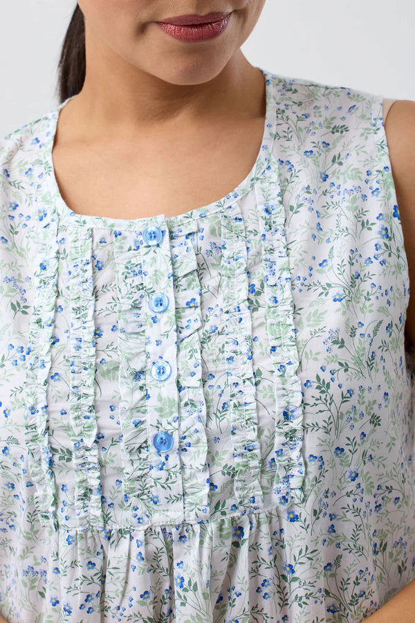 Shrank Pansies Sleeveless Nightie