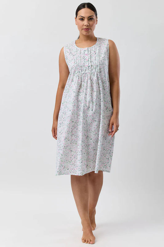 Shrank Pansies Sleeveless Nightie